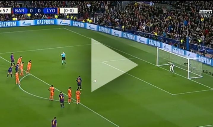 Leo Messi strzela ''PANENKĄ'' z Lyonem! 1-0 [VIDEO]